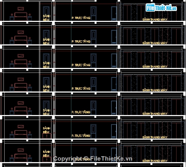 File cad,File thiết kế,khách sạn